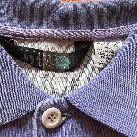 The North Face lavender short sleeved polo SZ M/L - Picture 2 of 3